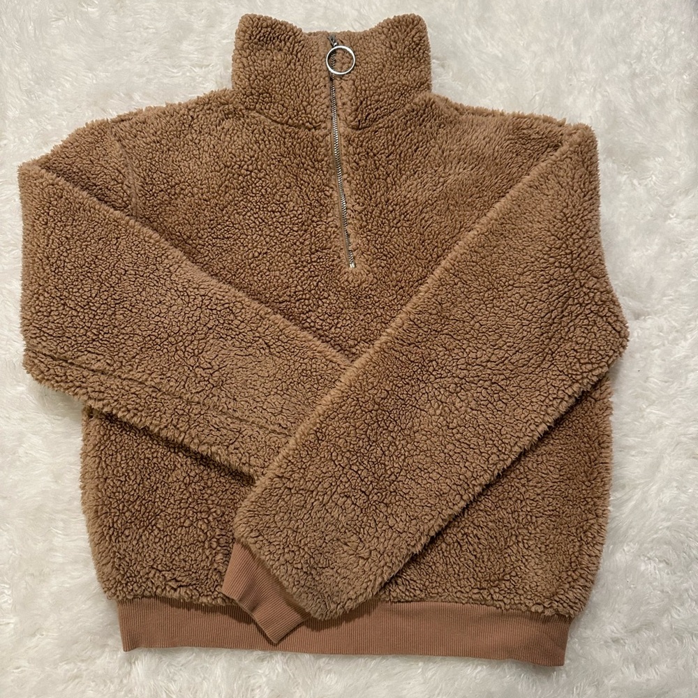 Teddy Bear Sherpa Pullover